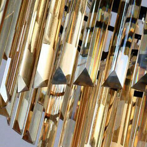 Eaton Crystal Chandelier Gold Frame 50 cm dia.