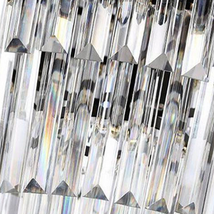 Eaton Clear Crystal Glass Wall Light
