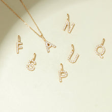 Load image into Gallery viewer, Diamond _initial_letter _p_jewellery_necklace.jpg