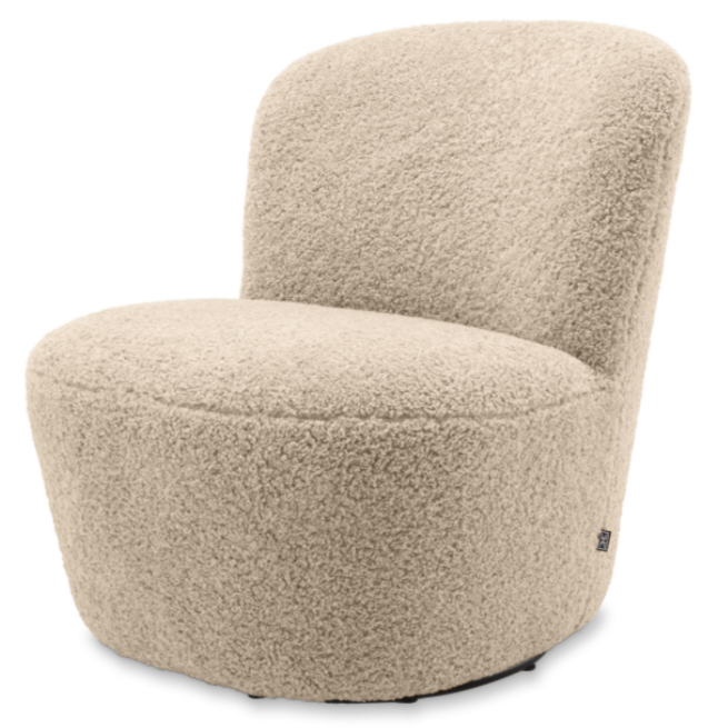 Swivel Chair Doria Sand