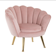 Load image into Gallery viewer, Charly Pink Velvet Kids chair