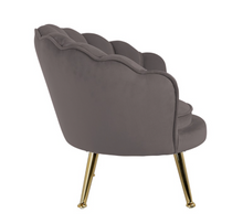 Load image into Gallery viewer, Charly Stone Grey Velvet Kids chair