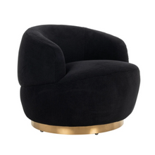Load image into Gallery viewer, Black Teddy Chair