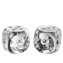 Load image into Gallery viewer, Crystal Glass Dices (Set of 2)