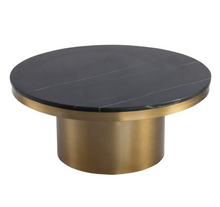 Load image into Gallery viewer, Marquina Black Marble Top Coffee Table